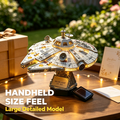 🌟60th Anniversary Enterprise NCC-1701 Solar Garden Light