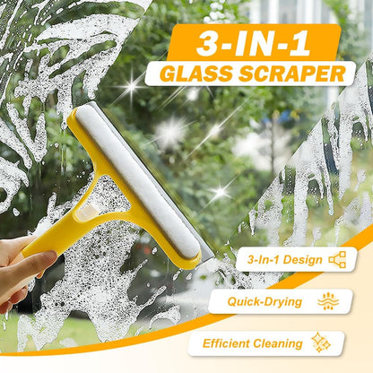 💥Buy 1 Get 1 50% OFF🔥3 in 1 Window Cleaning Scraper