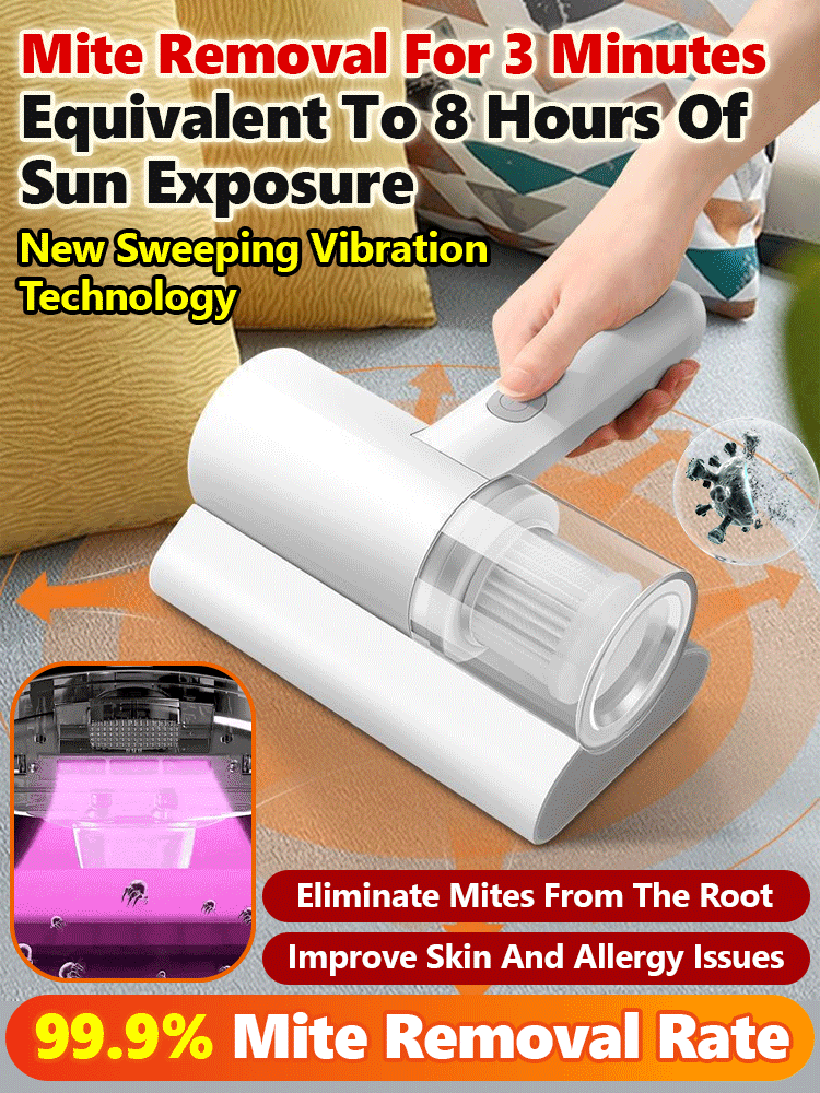 【Government subsidies, free trial】Kill 100% Mites & 99.9% Bacteria💯! Cordless household UV dust mite and sterilizing vacuum cleaner