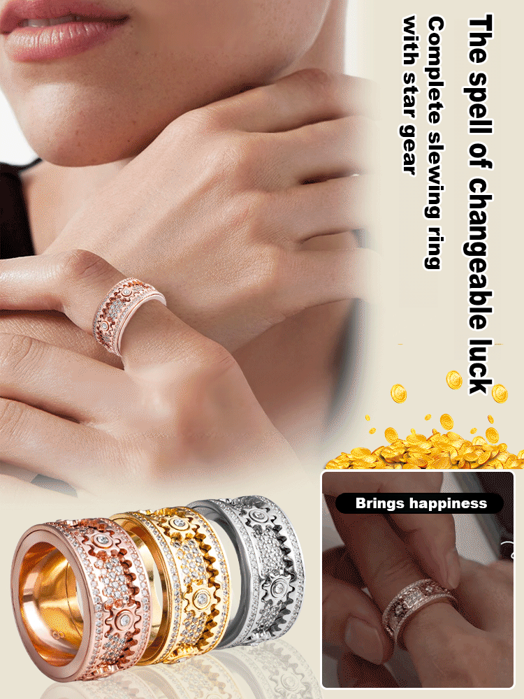 【Fifth Avenue Diamond District】Rotating shimmering diamond ring💎