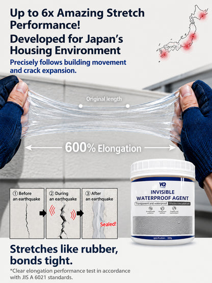 🚀 This aerospace-grade waterproofing agent uses a 99% high-concentrate formula. ⏱️ It penetrates deep into cracks and forms a protective film within minutes, ✨ dries completely invisibly, and 🏠 effortlessly stops water seepage on roofs and walls.