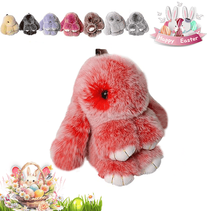 🐰Easter Cute Bunny Plush Keychain - Iron Box Gift🎁Easter Sweet Surprise