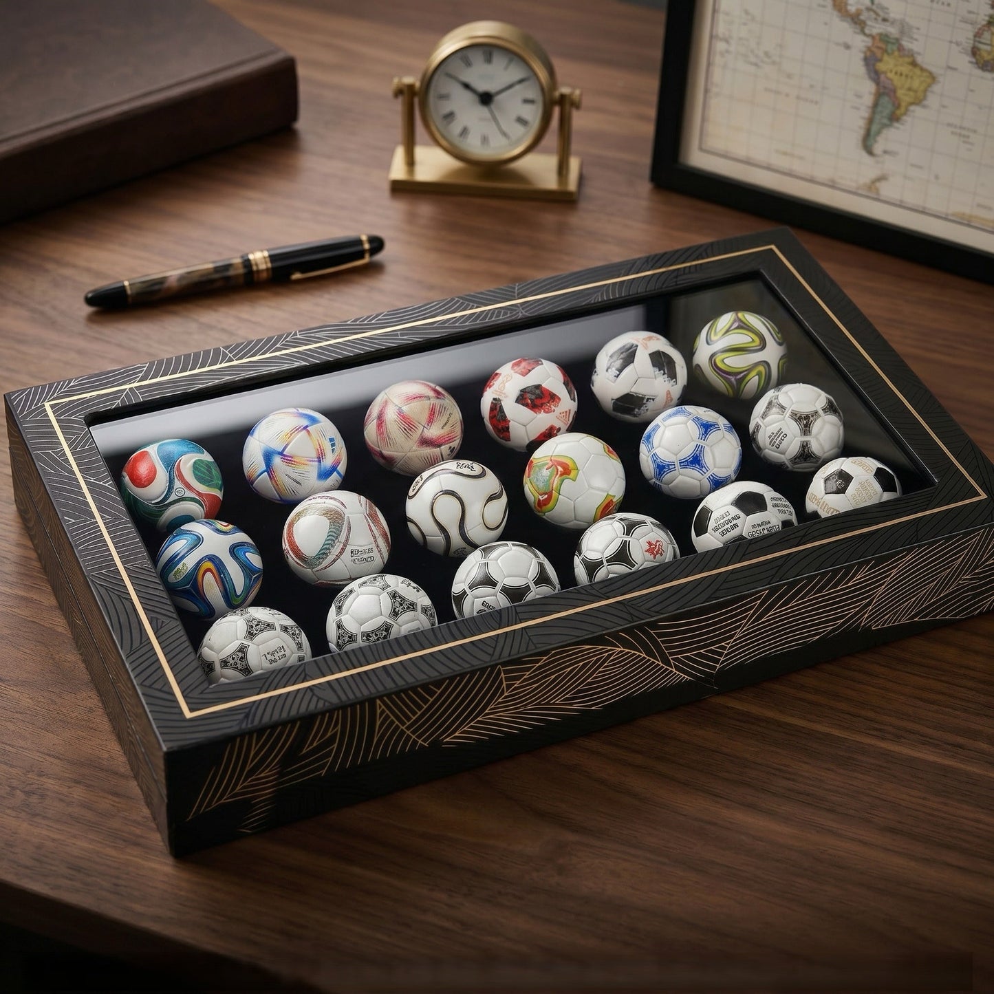 🏆⏳Global Limited 300 Sets Only! Handcrafted Retro Mini Football Set 50% Limited Discount