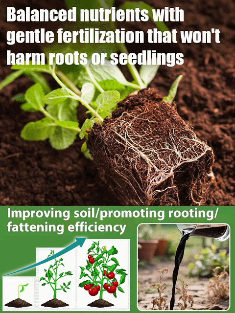 🌱【One Bottle Saves All Plants in the Yard】Farm's Secret Formula, Hormone-Free, Chemical-Free, 100% Natural Ingredients