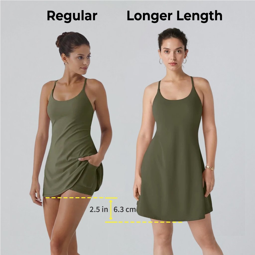 🎁Hot Sale - 50% OFF🔥The Ultimate Tummy Control Backless Active Dress