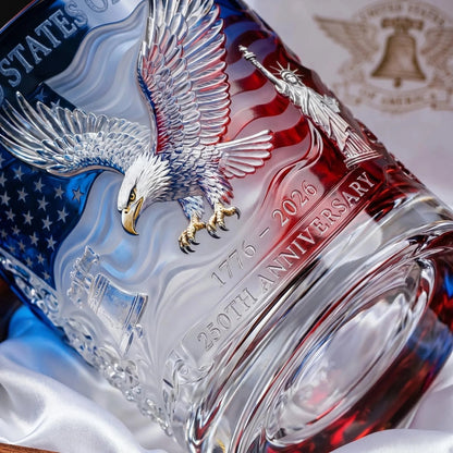 🦅Only few sets!🔥Limited Edition 2026 USA 250th Anniversary Commemorative Glass – 1776-2026 Heritage Edition