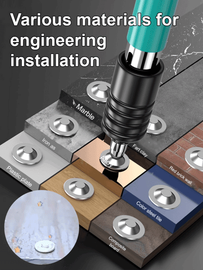 ⚡️【Instantly Finishes Nailing in 1 Second】⚡️ Mini Electric Nailer | Punches Through 6mm Steel Plate💪 | 5-Stage Noise Reduction🔇 | 10-Year Lifespan