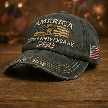 🔥 United States 250th Anniversary Cap - 🎁Free Commemorative Gift