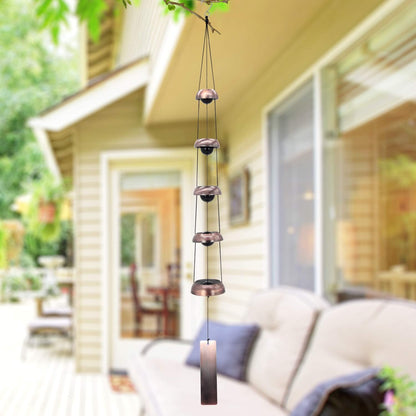 🎁 Special Offers🔔Tube Brass Wind Chimes, Harmonious Quintet Wind Bell for Patio & Garden(35-inch)