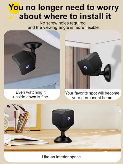 👀 Ultra-Secret HD Camera ❌No Wiring Needed ❌No Drilling Required ✅Can Be Placed Anywhere, Both Indoors and Outdoors ✅Strong Magn