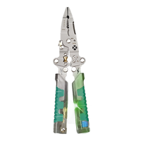 Folding tester screwdriver wire stripper (pointed nose)