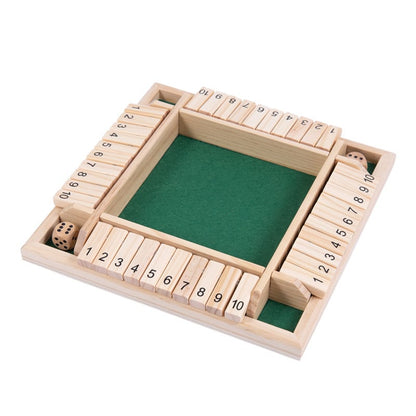 🔥Only 10 Sets Left!🕹️SHUT THE BOX-WOODEN DICE BOARD GAME