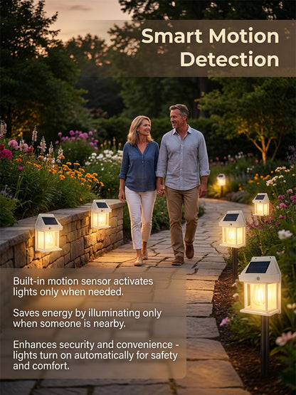 ☀️Your 24/7 "Smart Sentry" – Industrial Security Without the Electric Bill. Solar-powered outdoor LED garden lights