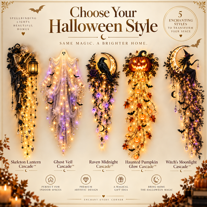 🔥Last Day 49% OFF🔥Elegant Halloween Cascade Wall Light Collection