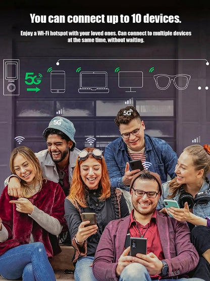 🔥One-Time Payment, Lifetime Free Satellite WiFi 🛰️50 Mbps High-Speed | Full Charge Lasts 1 Month 🔋