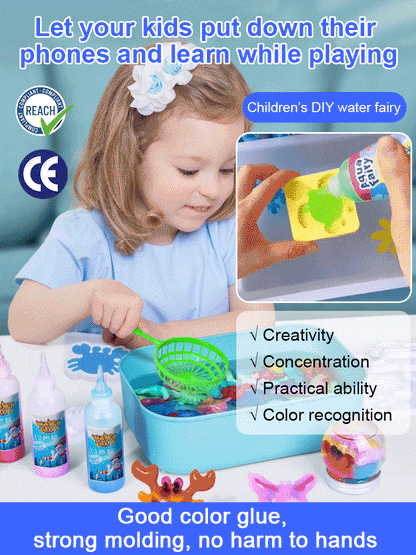DIY Magic Water Fairy Kit(30 pcs) 🎨 Provides eco-friendly fun for young creators 🌿 Inspires imagination with a 12-color spectrum ✨ Cultivates future scientists through play🧪