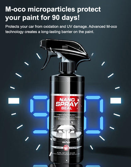 🚗Auto mechanics are using it! 5x mirror shine + scratch-resistant, waterproof, and UV-resistant graphene formula for quick 30-second polishing.