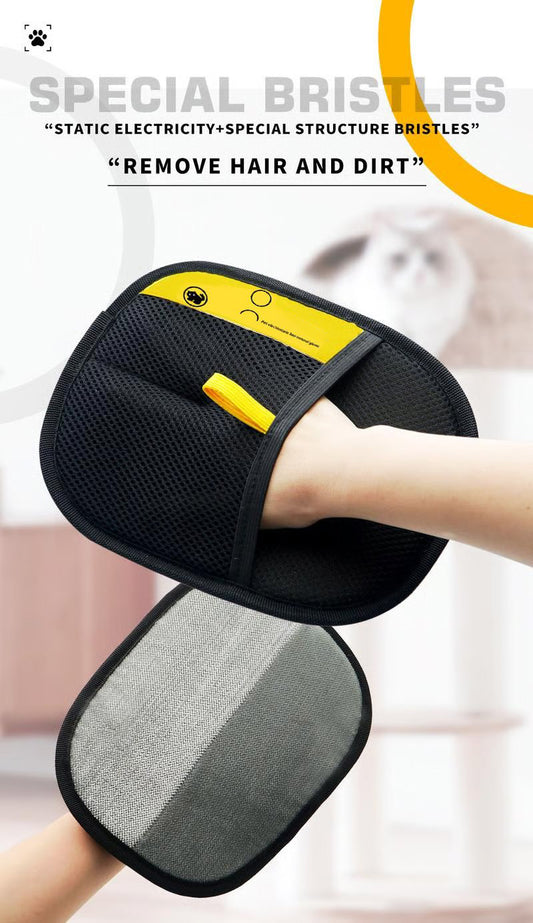 48% Off🔥Pet Hair Remover Static Electricity Gloves-Larger, Thicker, and Harder