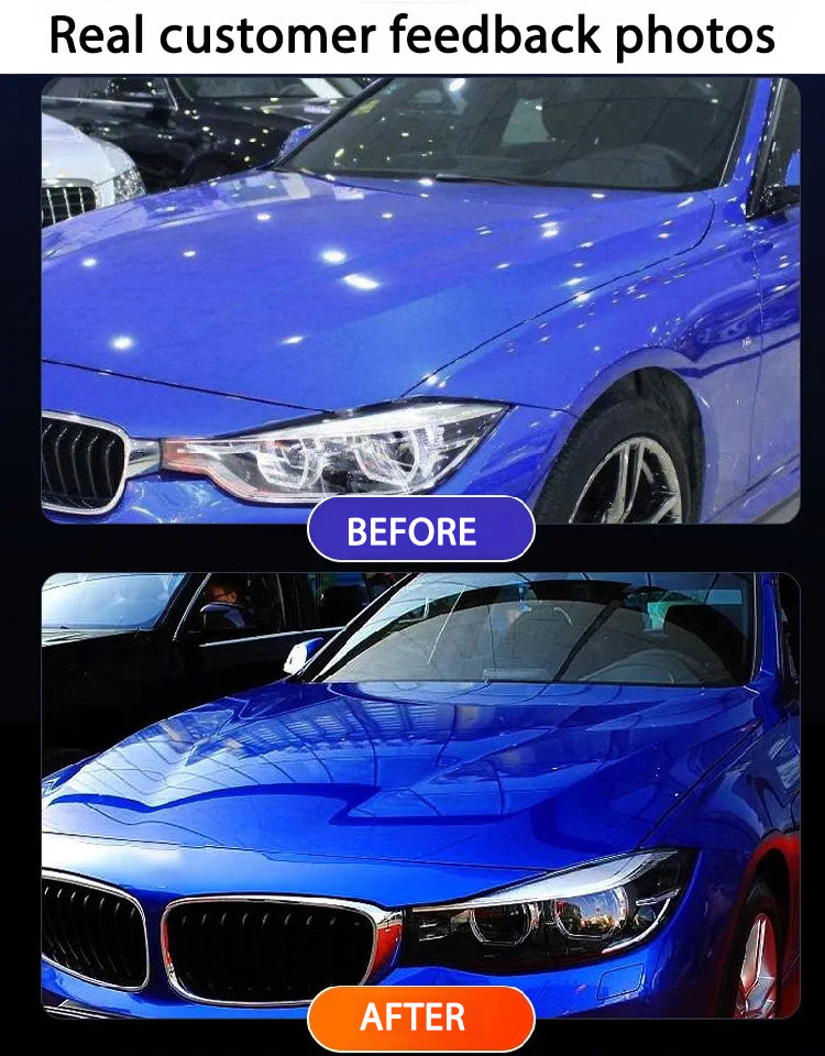 🚗Auto mechanics are using it! 5x mirror shine + scratch-resistant, waterproof, and UV-resistant graphene formula for quick 30-second polishing.