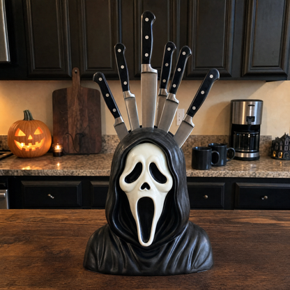 🎃👻⏰Last day Promotion 🔥💀-Horror Knife Block