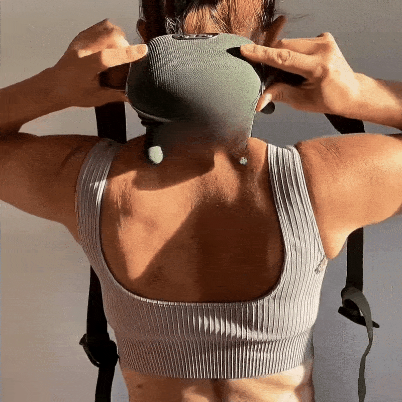Wireless Hand-shaped  Massager with Heat Therapy