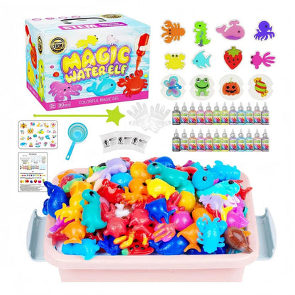 DIY Magic Water Fairy Kit(30 pcs) 🎨 Provides eco-friendly fun for young creators 🌿 Inspires imagination with a 12-color spectrum ✨ Cultivates future scientists through play🧪