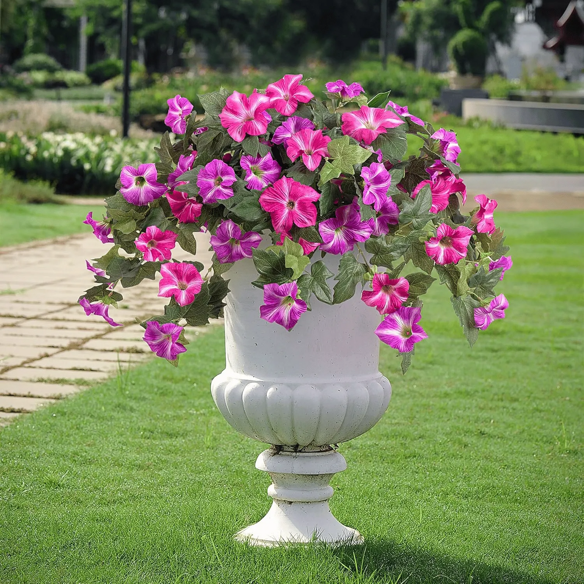 🔥Last Day 61% OFF🔥 Fade-Proof, UV-Resistant Artificial Petunias – Vibrant, Colorfast Outdoor Flowers for Patio & Garden
