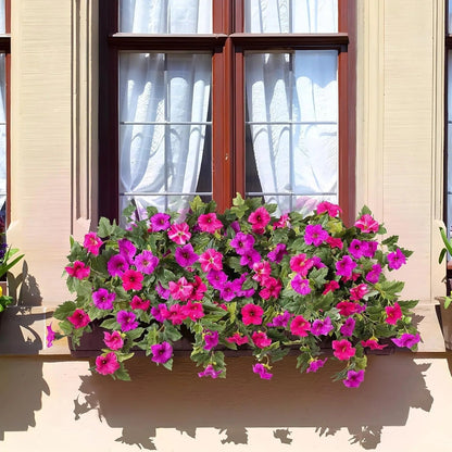 🔥Last Day 61% OFF🔥 Fade-Proof, UV-Resistant Artificial Petunias – Vibrant, Colorfast Outdoor Flowers for Patio & Garden