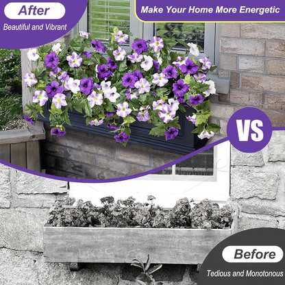 🔥Last Day 61% OFF🔥 Fade-Proof, UV-Resistant Artificial Petunias – Vibrant, Colorfast Outdoor Flowers for Patio & Garden