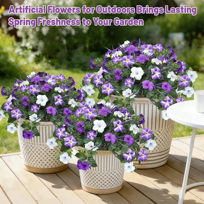 🔥Last Day 61% OFF🔥 Fade-Proof, UV-Resistant Artificial Petunias – Vibrant, Colorfast Outdoor Flowers for Patio & Garden