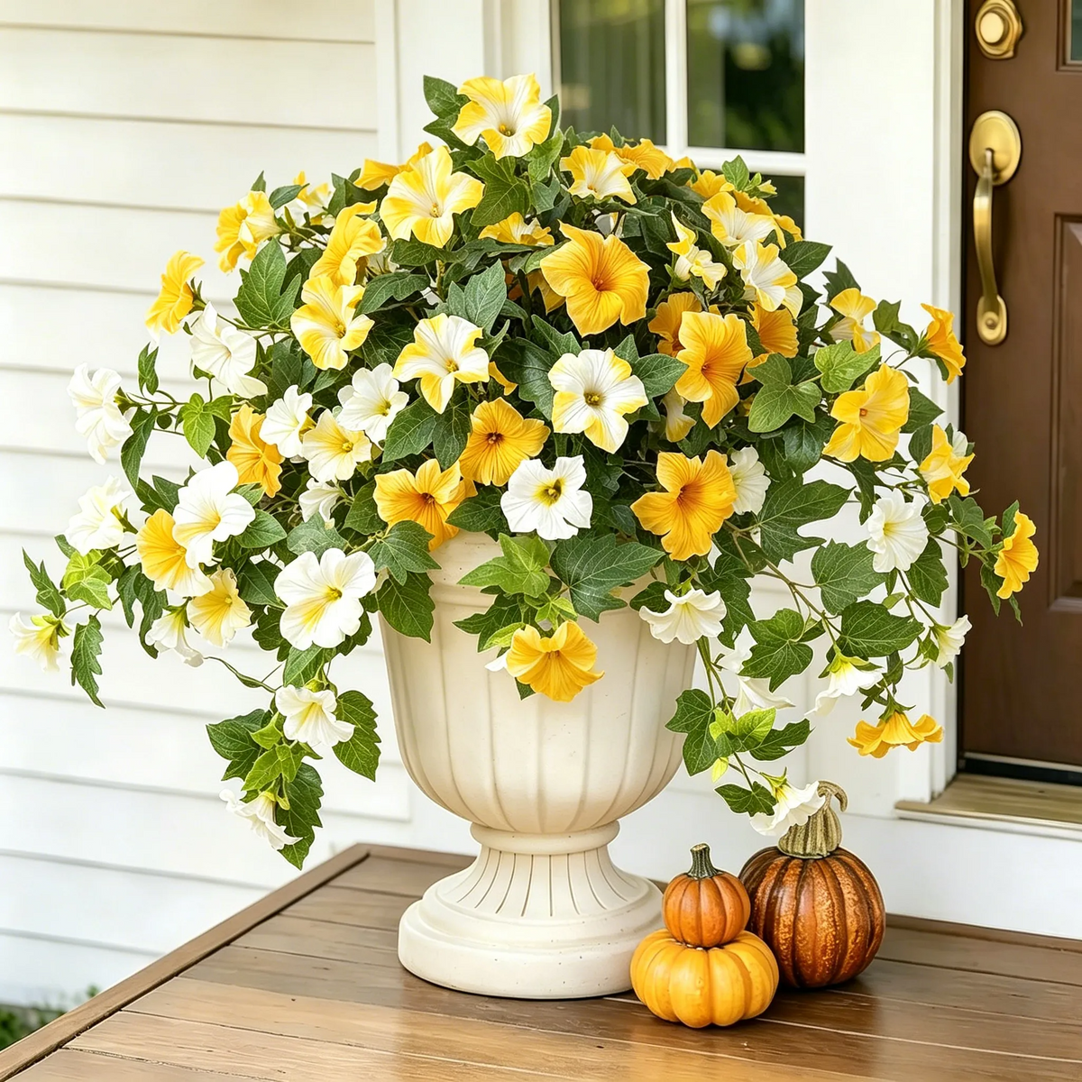 🔥Last Day 61% OFF🔥 Fade-Proof, UV-Resistant Artificial Petunias – Vibrant, Colorfast Outdoor Flowers for Patio & Garden