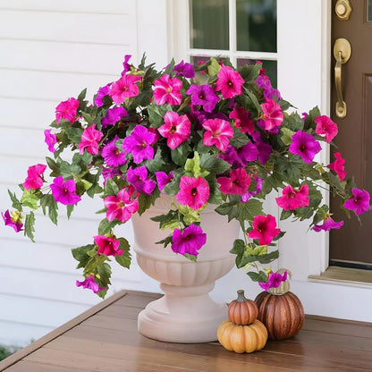 🔥Last Day 61% OFF🔥 Fade-Proof, UV-Resistant Artificial Petunias – Vibrant, Colorfast Outdoor Flowers for Patio & Garden