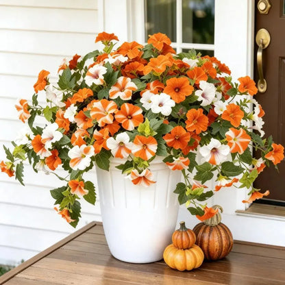 🔥Last Day 61% OFF🔥 Fade-Proof, UV-Resistant Artificial Petunias – Vibrant, Colorfast Outdoor Flowers for Patio & Garden