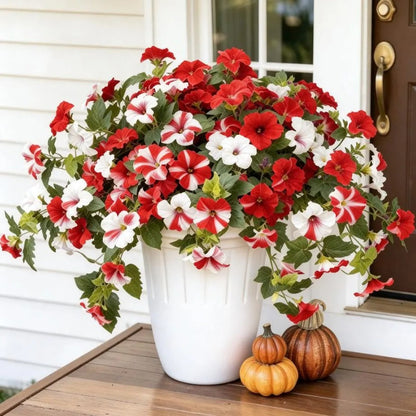 🔥Last Day 61% OFF🔥 Fade-Proof, UV-Resistant Artificial Petunias – Vibrant, Colorfast Outdoor Flowers for Patio & Garden