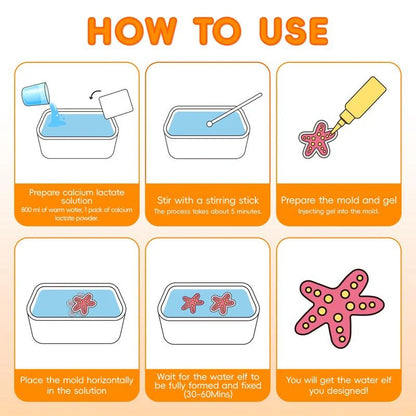 DIY Magic Water Fairy Kit(30 pcs) 🎨 Provides eco-friendly fun for young creators 🌿 Inspires imagination with a 12-color spectrum ✨ Cultivates future scientists through play🧪