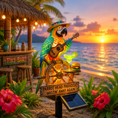 🦜🌴 Glowing Solar Parrot Lights – Fill Your Garden With Magical Tropical Night Vibes✨