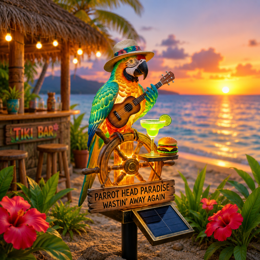 🦜🌴 Glowing Solar Parrot Lights – Fill Your Garden With Magical Tropical Night Vibes✨