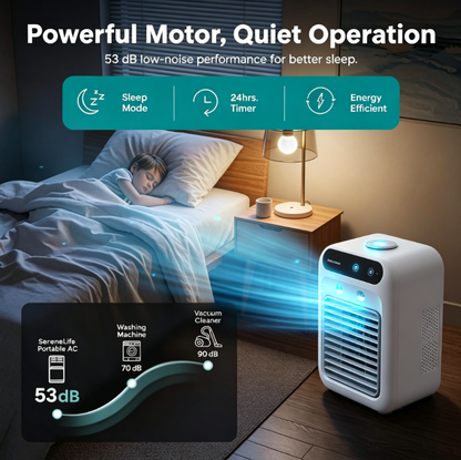 Mini Portable 3-in-1 Quiet Fan Air Conditioner