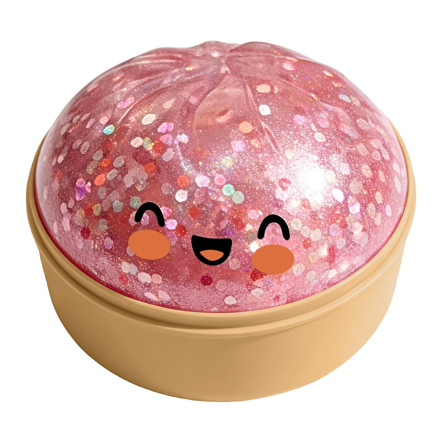 Cute Glitter Dumpling Squishy