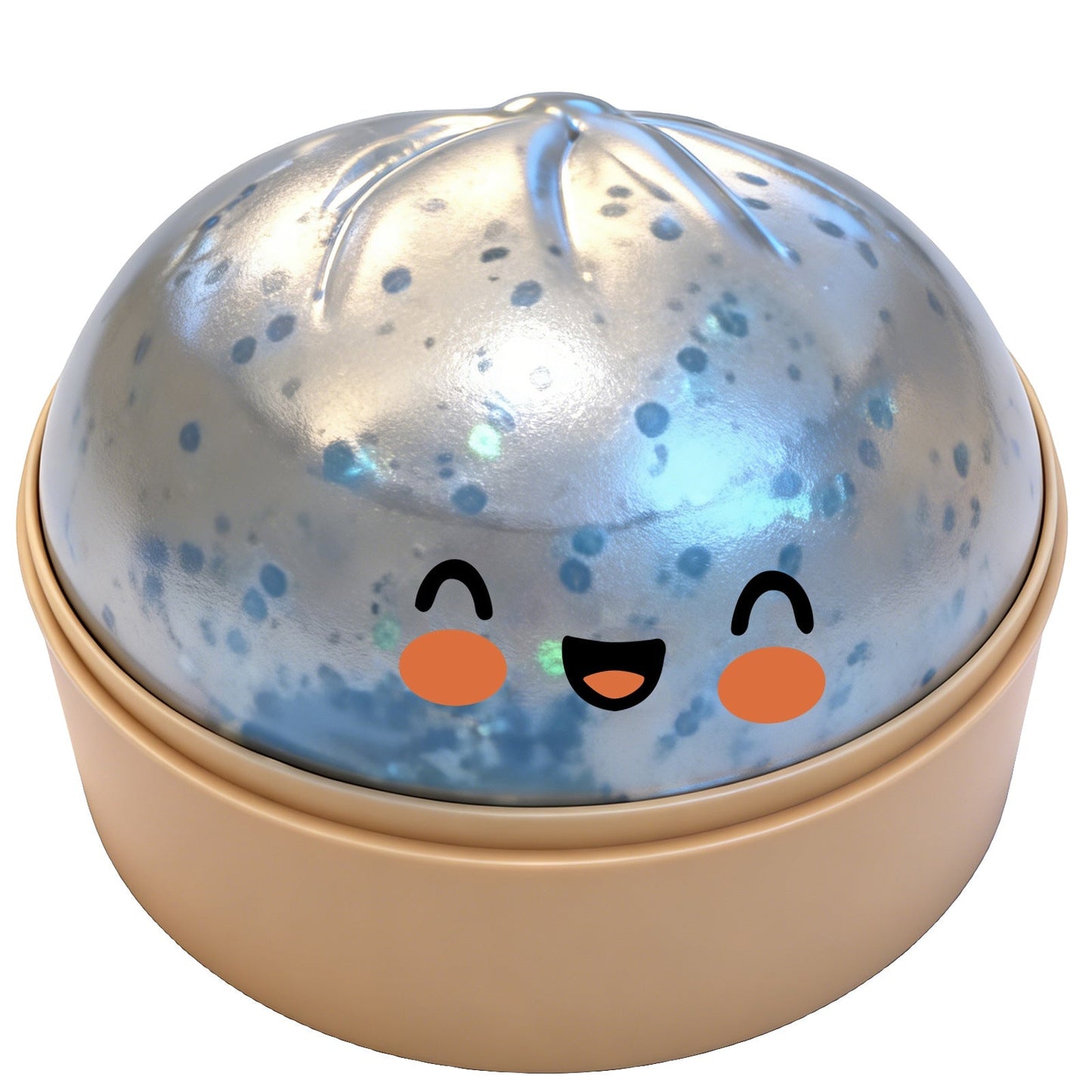 Cute Glitter Dumpling Squishy