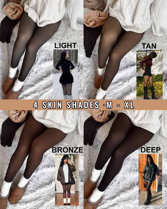 🔥Buy 2 Get 30% Off🔥Translucent Fleece Lined Tights