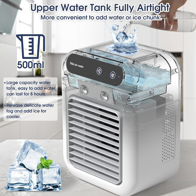 Mini Portable 3-in-1 Quiet Fan Air Conditioner