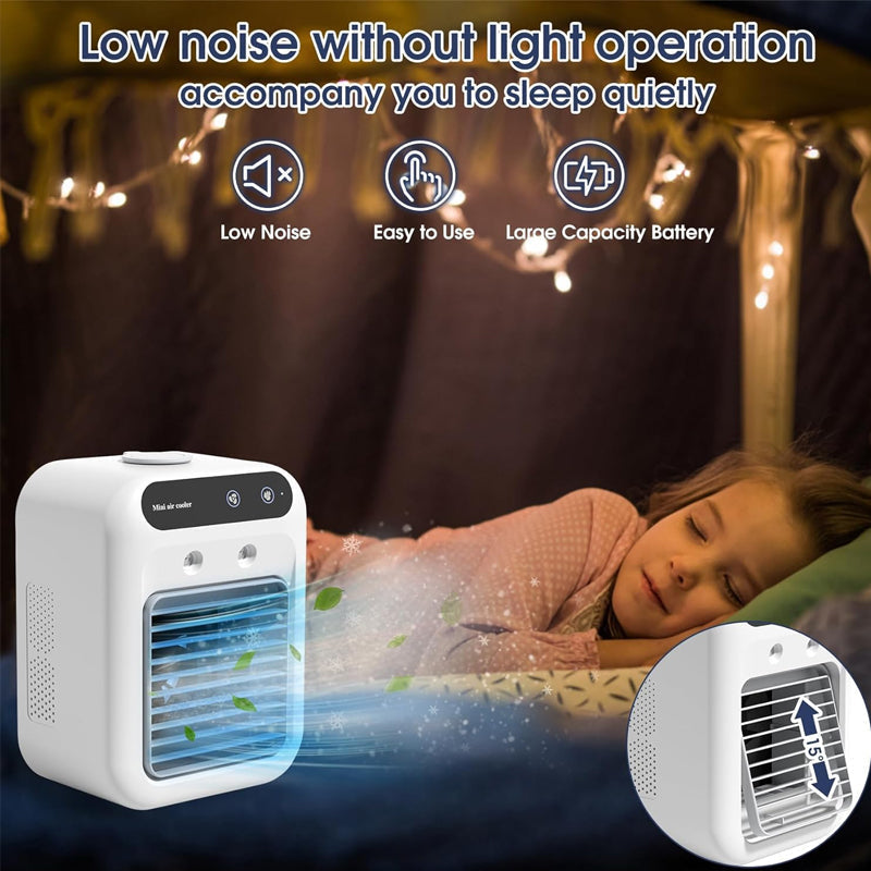 Mini Portable 3-in-1 Quiet Fan Air Conditioner