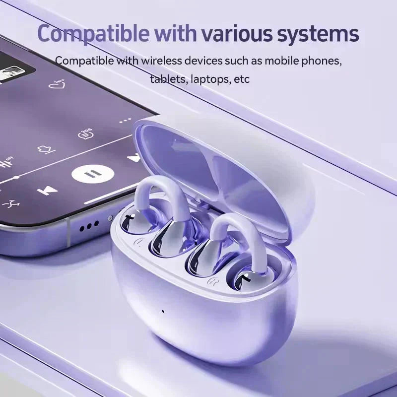 🏆LAST DAY SALE 50% OFF⏰Lightweight Open Ear Clip Bluetooth Headphones