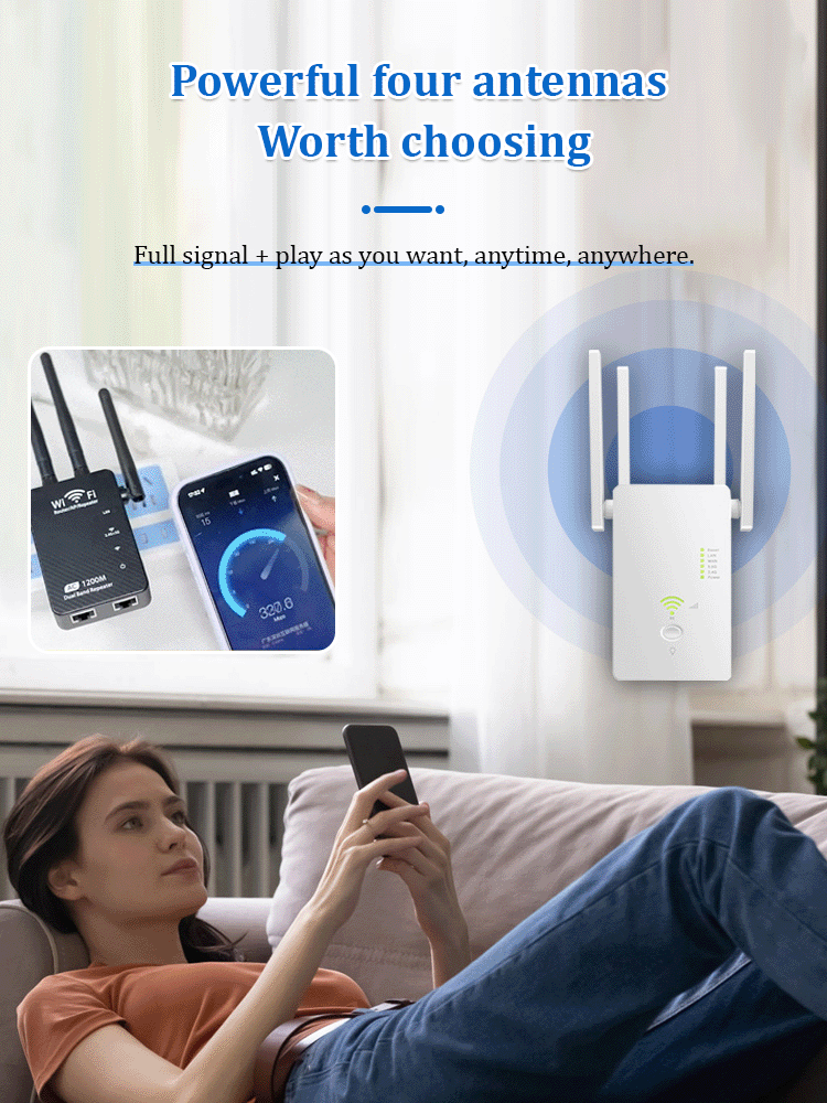 📱📶 Black Friday Sale – Dual-Band Wireless WiFi Signal Device