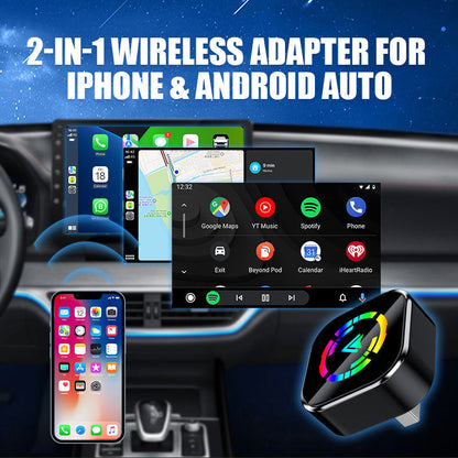 ⚡️FLASH SALE⚡️2026 Mini Cube Pro 3.0 Wireless CarPlay Adapter: Wireless Auto-Connect for iPhone & Android