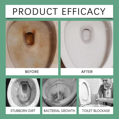 🚽【CLEARANCE 78% OFF】50K+ Sold Molecular Oxalic Acid Bathroom Cleaner – Erase Stubborn Rust & Limescale Easily