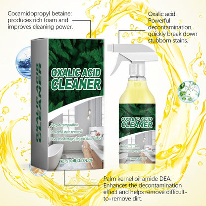 🚽【CLEARANCE 78% OFF】50K+ Sold Molecular Oxalic Acid Bathroom Cleaner – Erase Stubborn Rust & Limescale Easily