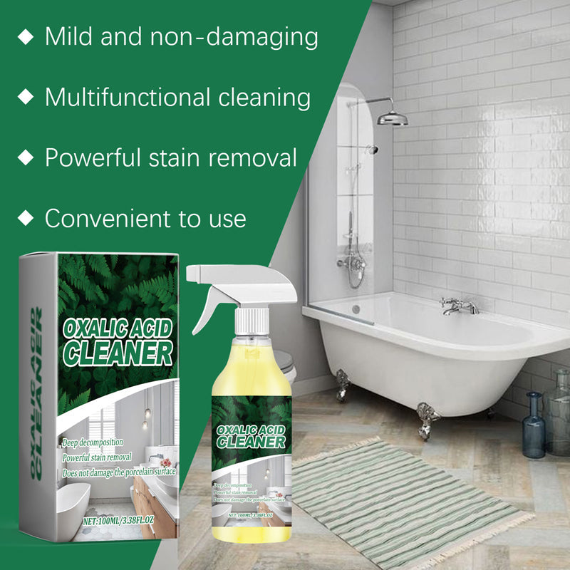 🚽【CLEARANCE 78% OFF】50K+ Sold Molecular Oxalic Acid Bathroom Cleaner – Erase Stubborn Rust & Limescale Easily
