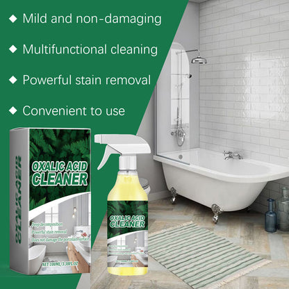 🚽【CLEARANCE 78% OFF】50K+ Sold Molecular Oxalic Acid Bathroom Cleaner – Erase Stubborn Rust & Limescale Easily